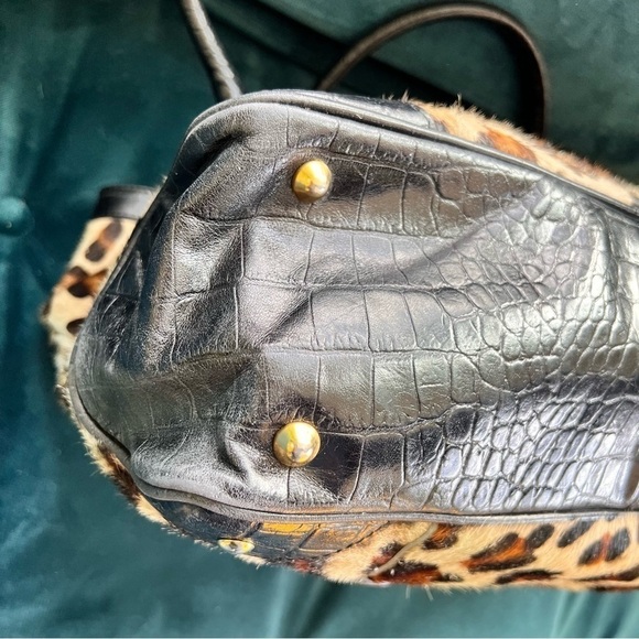 Maurizio Taiuti Leopard Calf Hair Leather Tote - Picture 3 of 11